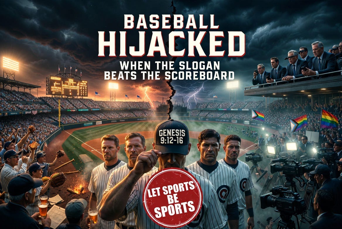 No Q In MLB: Pride Night cap controversy shows why sports leagues should stop turning uniforms into culture-war billboards. No Q In MLB: Pride Night cap controversy shows why sports leagues should stop turning uniforms into culture-war billboards.