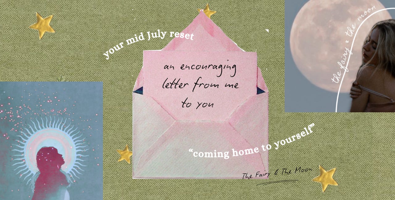A gentle self love reset for the middle of the month + a downloadable mini journal!