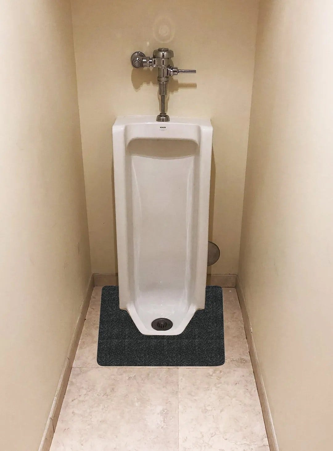 Square Nose, Floor Mount Antimicrobial Urinal Mat - WizKid Products