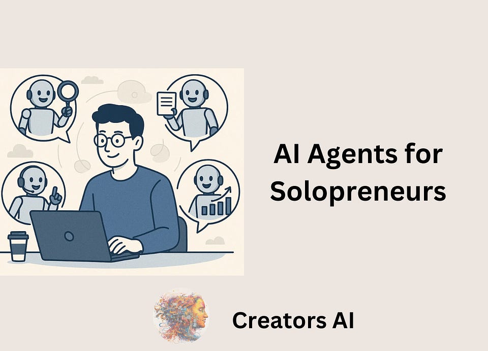 Newsletter artwork for “How Solopreneurs Are Using Full AI Agents”