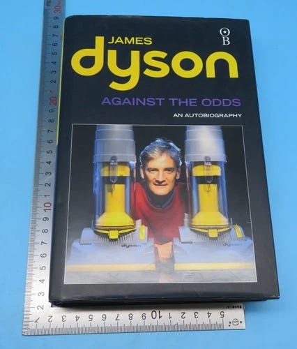 Against The Odds An Autobiography James Dyson Hardback 1st Ed 1997 Orion Signed  - Picture 1 of 24