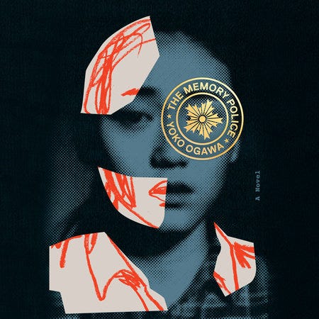 Cover art for "The Memory Police" by Yoko Ogawa