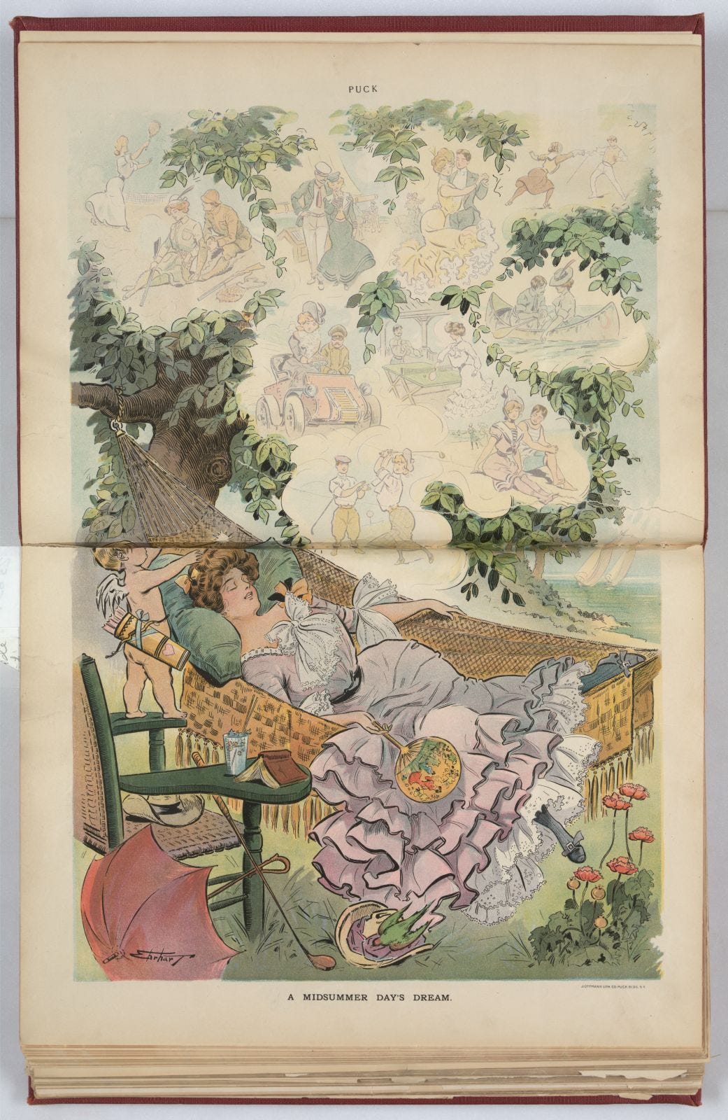 An open book with a person lying in a hammock

Description automatically generated