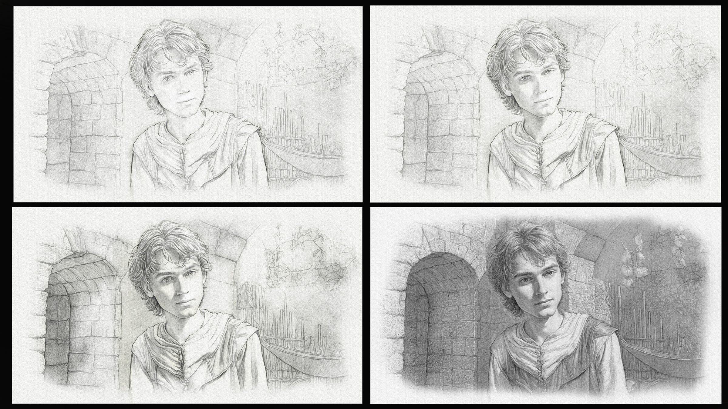 The sketch of Rake - Martin Baynton