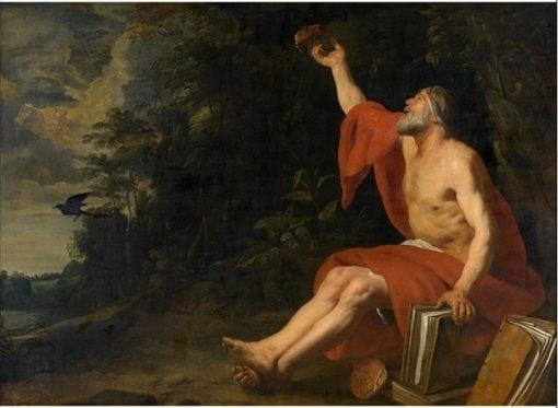 The Prophet Elijah Fed by a Raven | Gaspard de Crayer | Oil Painting