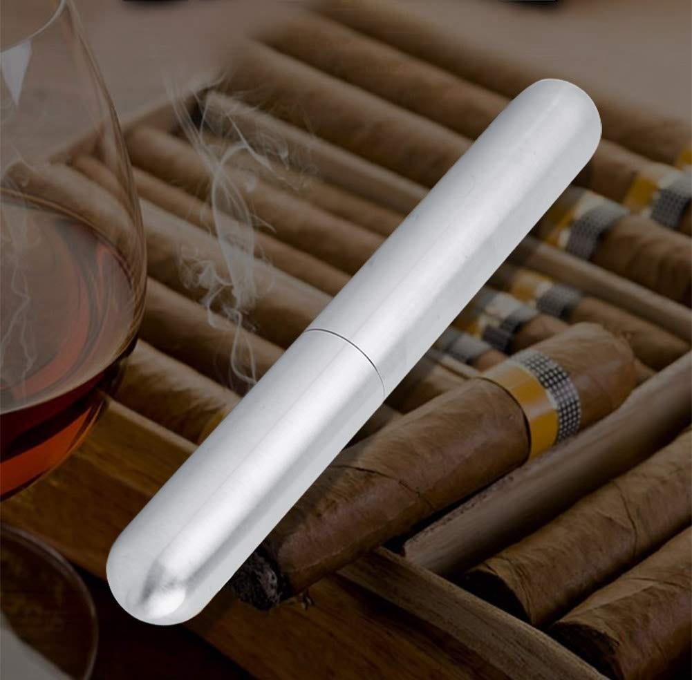 Tubo de charuto, estojo leve para charutos, presente antiferrugem e  espesso, portátil para amantes de charutos para charutos com calibre de  124/127 cm : Amazon.com.br: Saúde e Bem-Estar