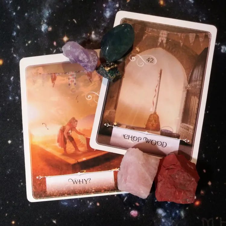 A Message from the Universe ~ Give Your Brain a Rest! Wisdom of the Oracle Cards