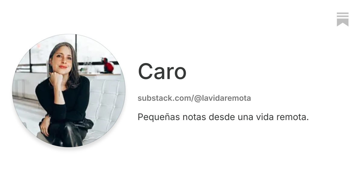 Caro | Substack