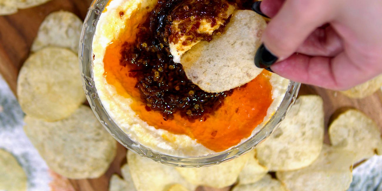 Chili Crisp Whipped Burrata & Off-Dry Riesling