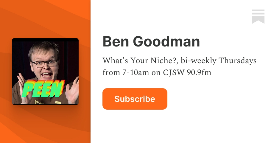 Ben Goodman | Substack