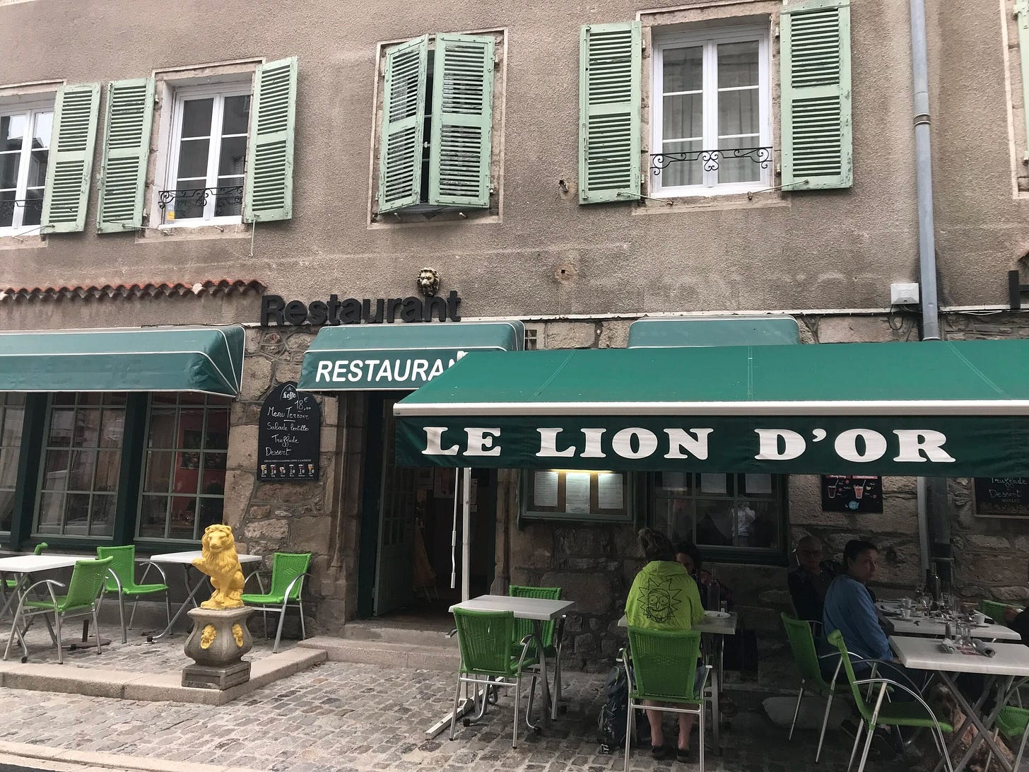  Le Lion D’Or, Authentic French and Thai Restaurant at La Chaise-Dieu, Auvergne, France 