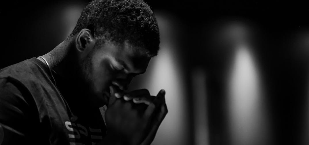 man praying man praying