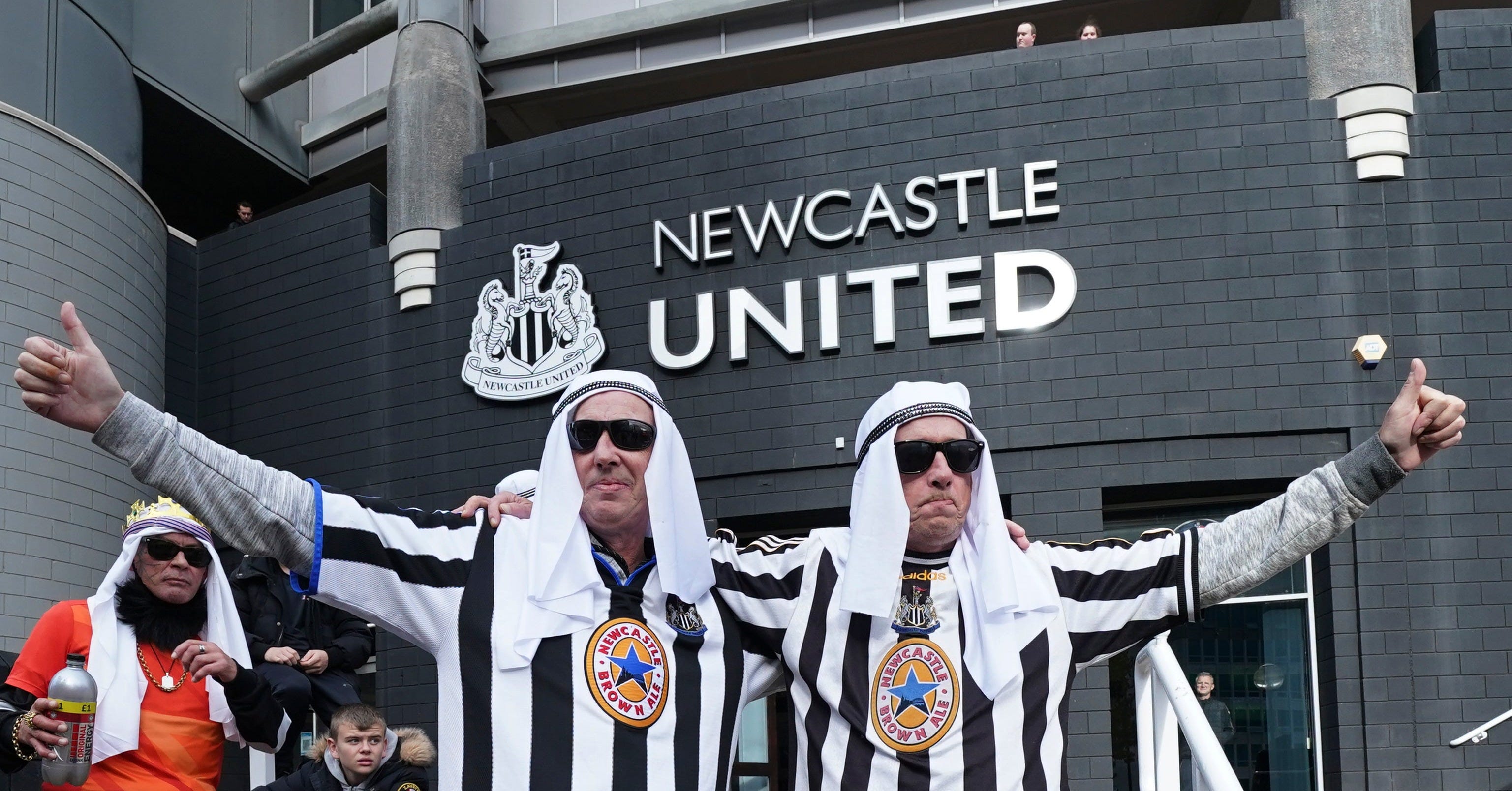 Newcastle United supporters at St James’ Park