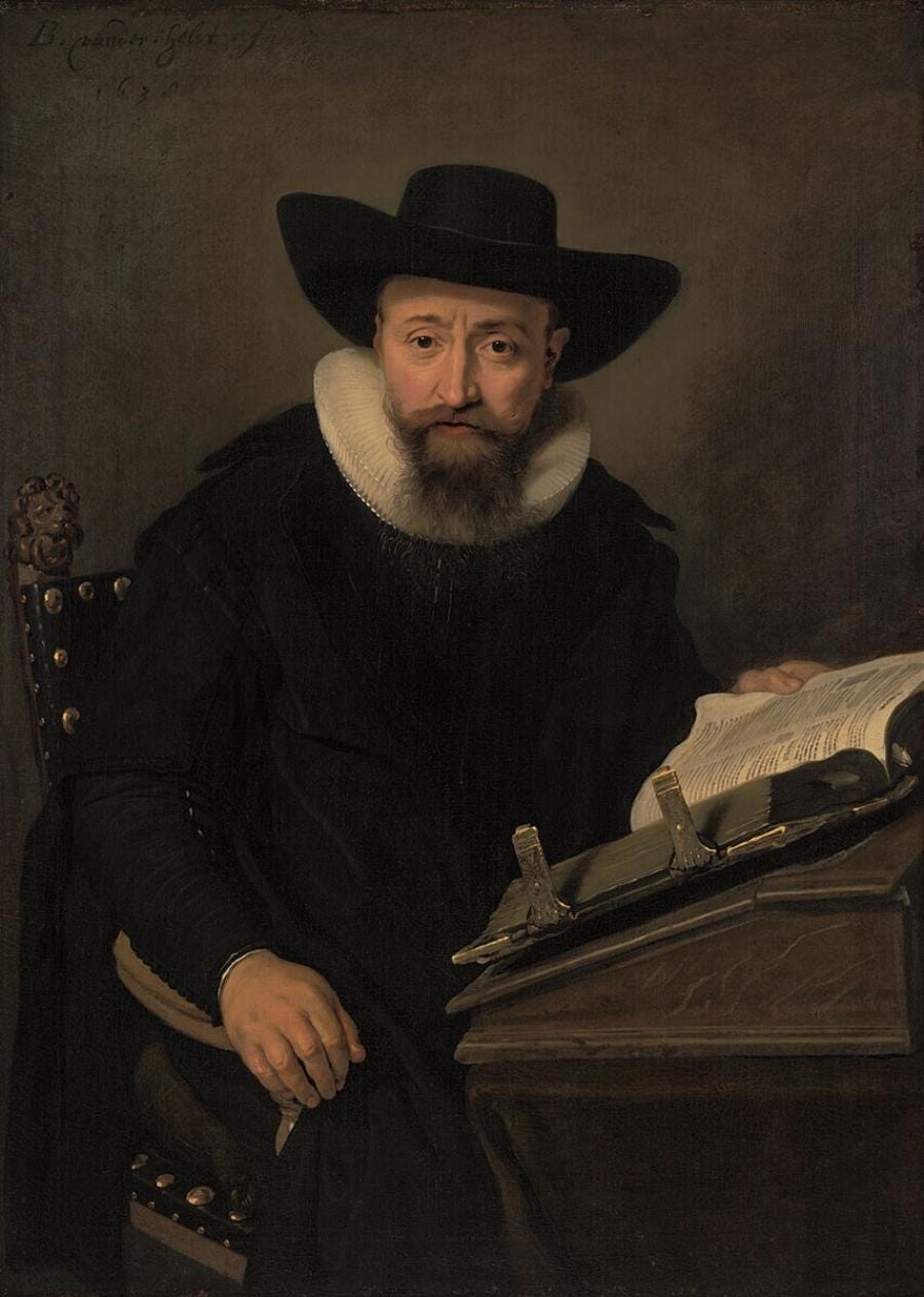 Portrait of an unknown man, probably a Protestant minister - Museum  Boijmans Van Beuningen