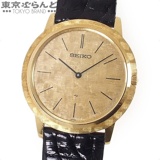 101642595 1円 セイコー SEIKO ウルトラシンドレス U.T.D 金無垢 時計 腕時計 メンズ 手巻 K18YG 薄型 68系 68-6000 運針あり 日差大 現状