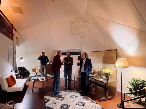Carbondale Illinois is home to Buckminster Fuller's home, a dome.