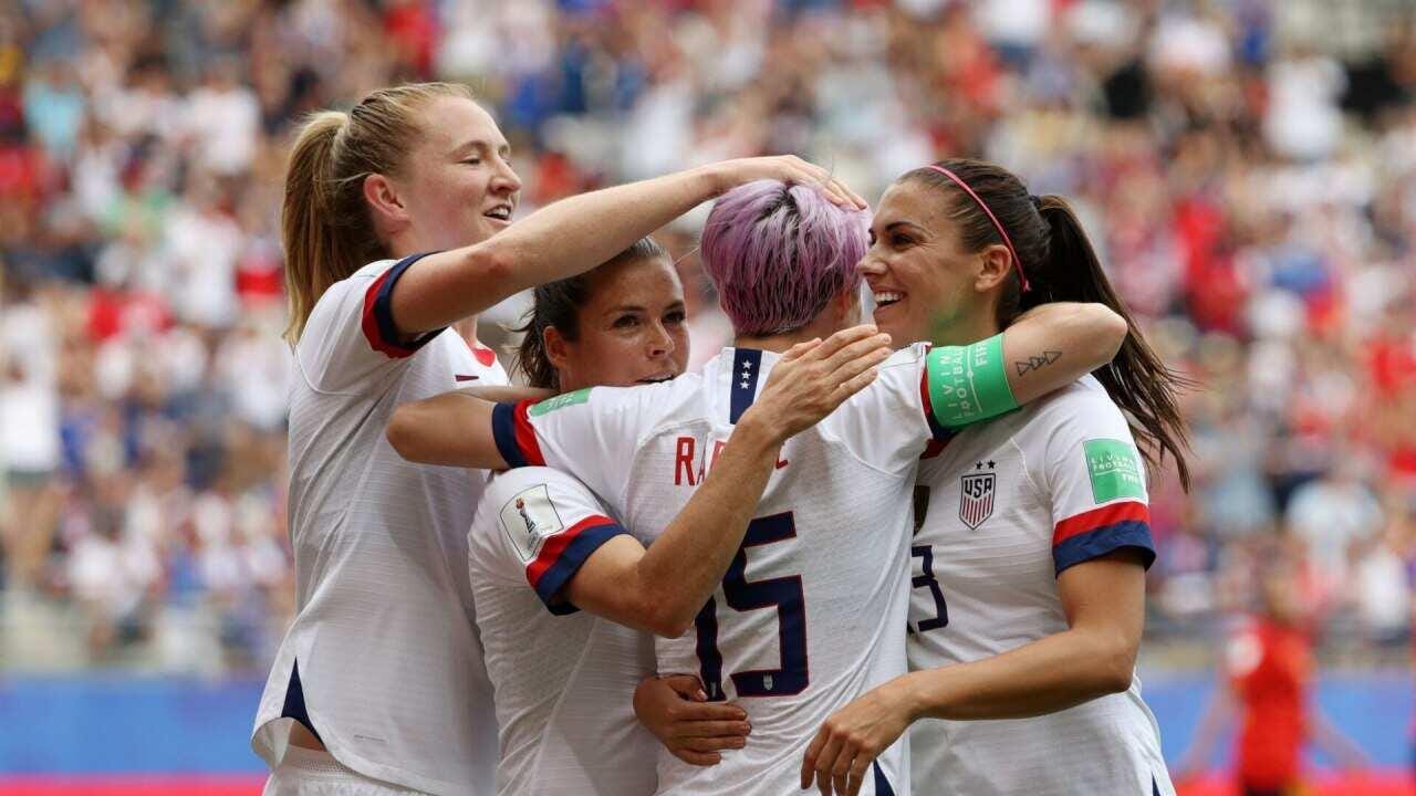 Rapinoe nets brace as USA edge Spain to book France quarter-final clash | SBS Korean Rapinoe nets brace as USA edge Spain to book France quarter-final clash | SBS Korean