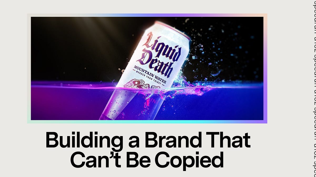 Liquid Death's Mike Cessario on Building a Brand That Can't Be Copied (12 minute read)