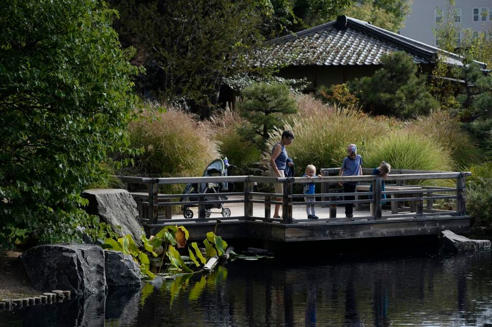 Japanese Garden at the Denvrer Botanical Gardens Japanese Garden at the Denvrer Botanical Gardens