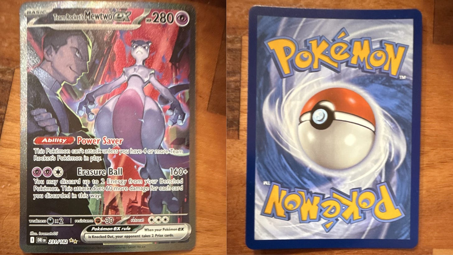 2025 Team Rocket's Mewtwo ex #131