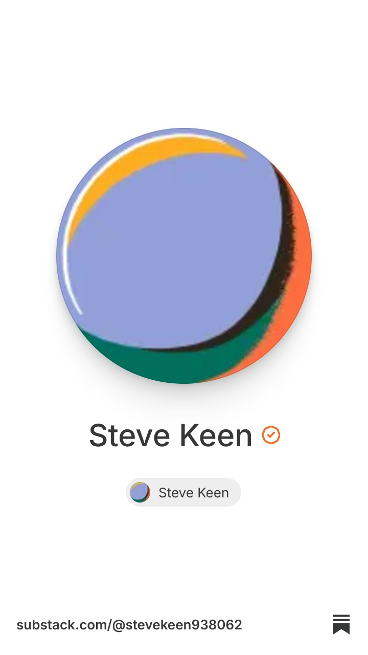Steve Keen | Substack