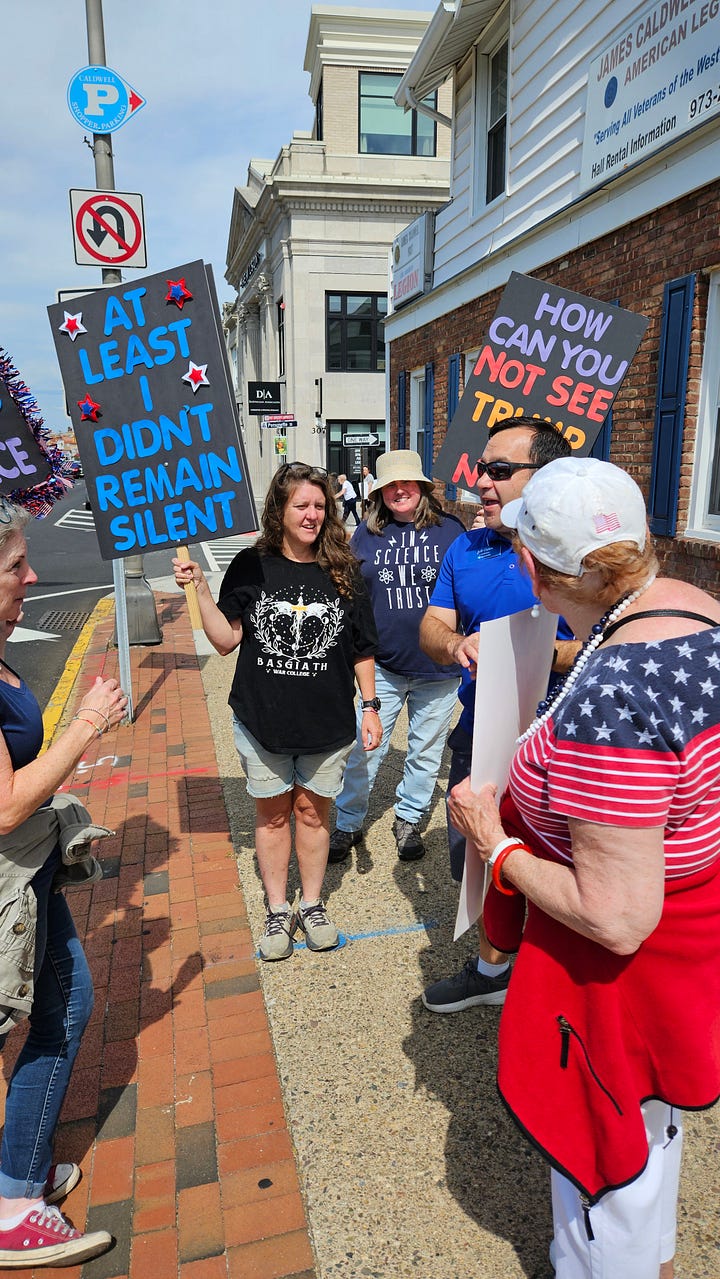 Power to the People showing up in Caldwell, NJ. h/t Edie