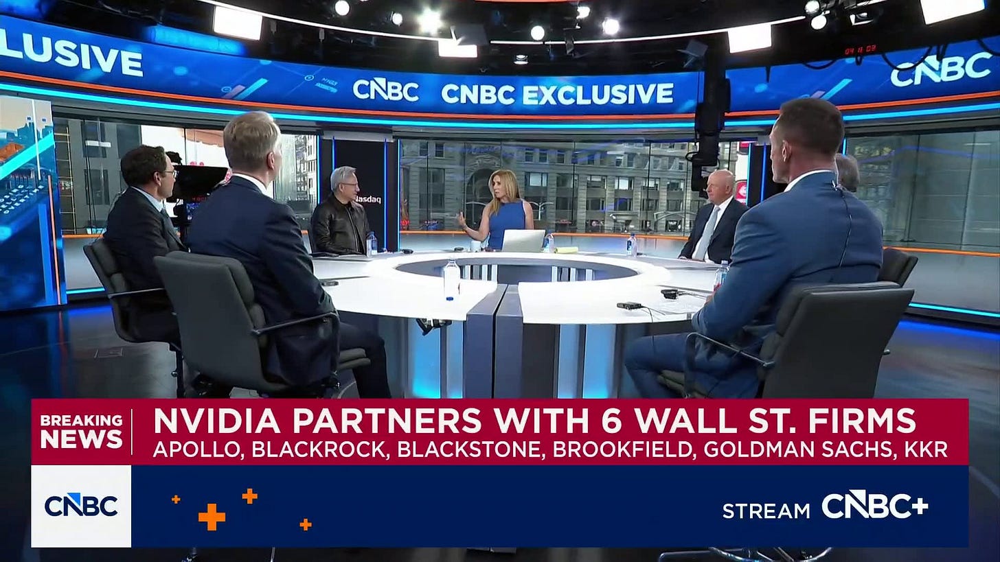 Watch CNBC's full panel with Nvidia's Jensen Huang, BlackRock's Larry Fink,  Goldman Sachs' David Solomon, and other top Wall Street executives