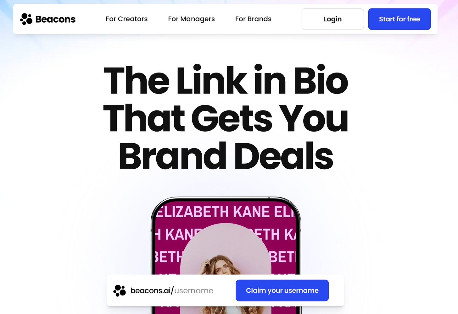 Screenshot of a link-in-bio tool that helps pet creators land brand deals Screenshot of a link-in-bio tool that helps pet creators land brand deals