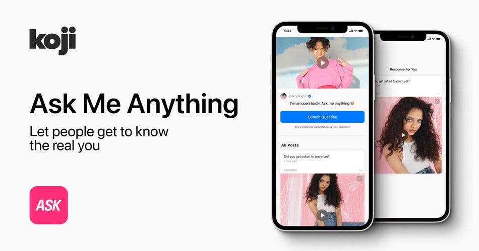 Ask Me Anything app on Koji