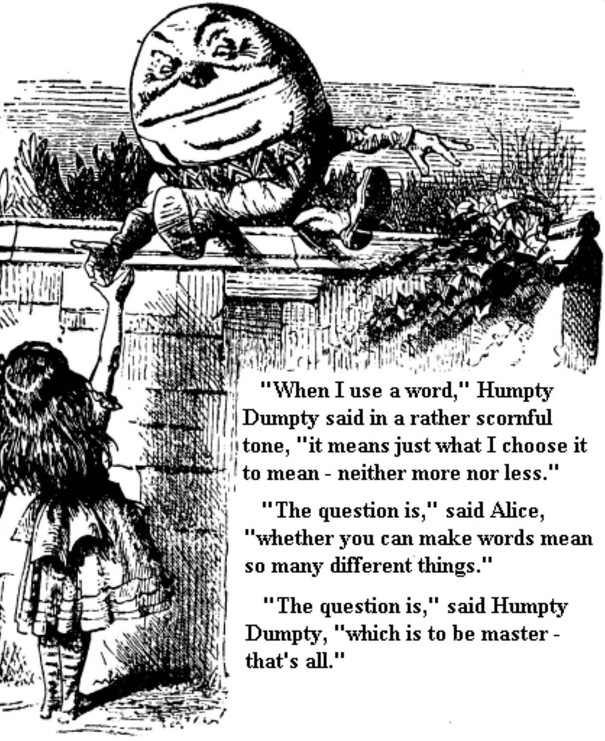 Better Conversations with Alice Through The Looking Glass