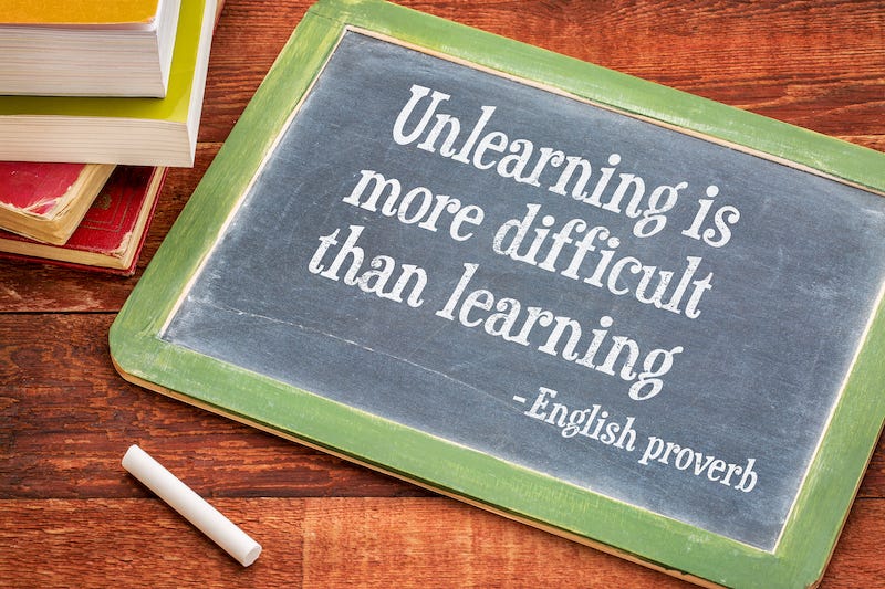 Learning to Unlearn · Illustrated Agile
