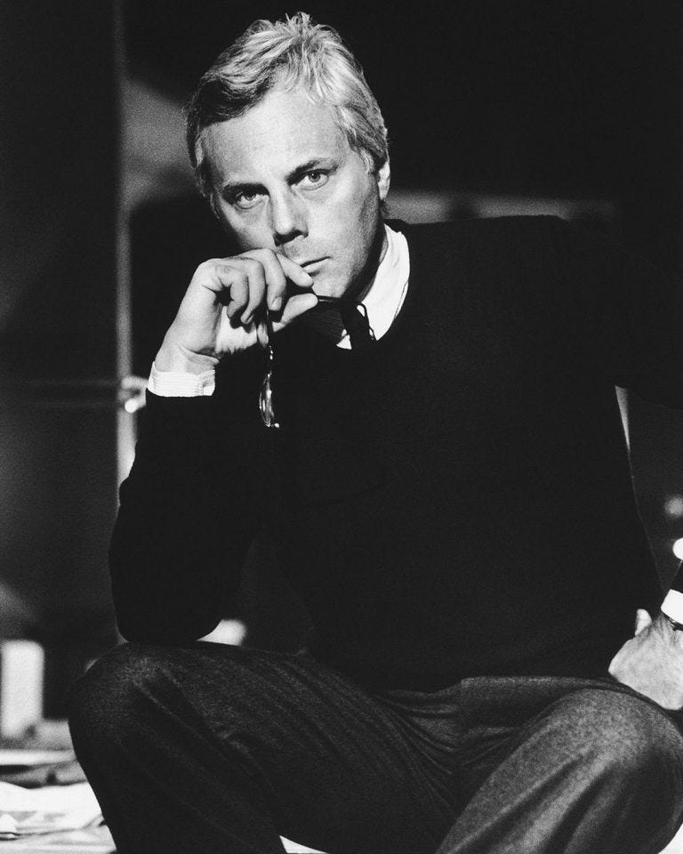 O futuro já escrito: como Giorgio Armani planejou sua sucessão - Harper's  Bazaar » Moda, beleza e estilo de vida em um só site