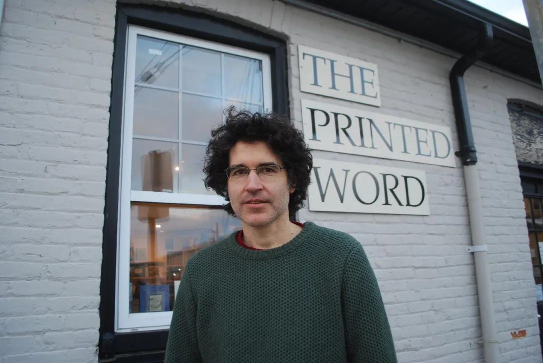 James McDonald, owner of The Printed Word bookstore at the store’s new location in 16 McMurray St. in Dundas.