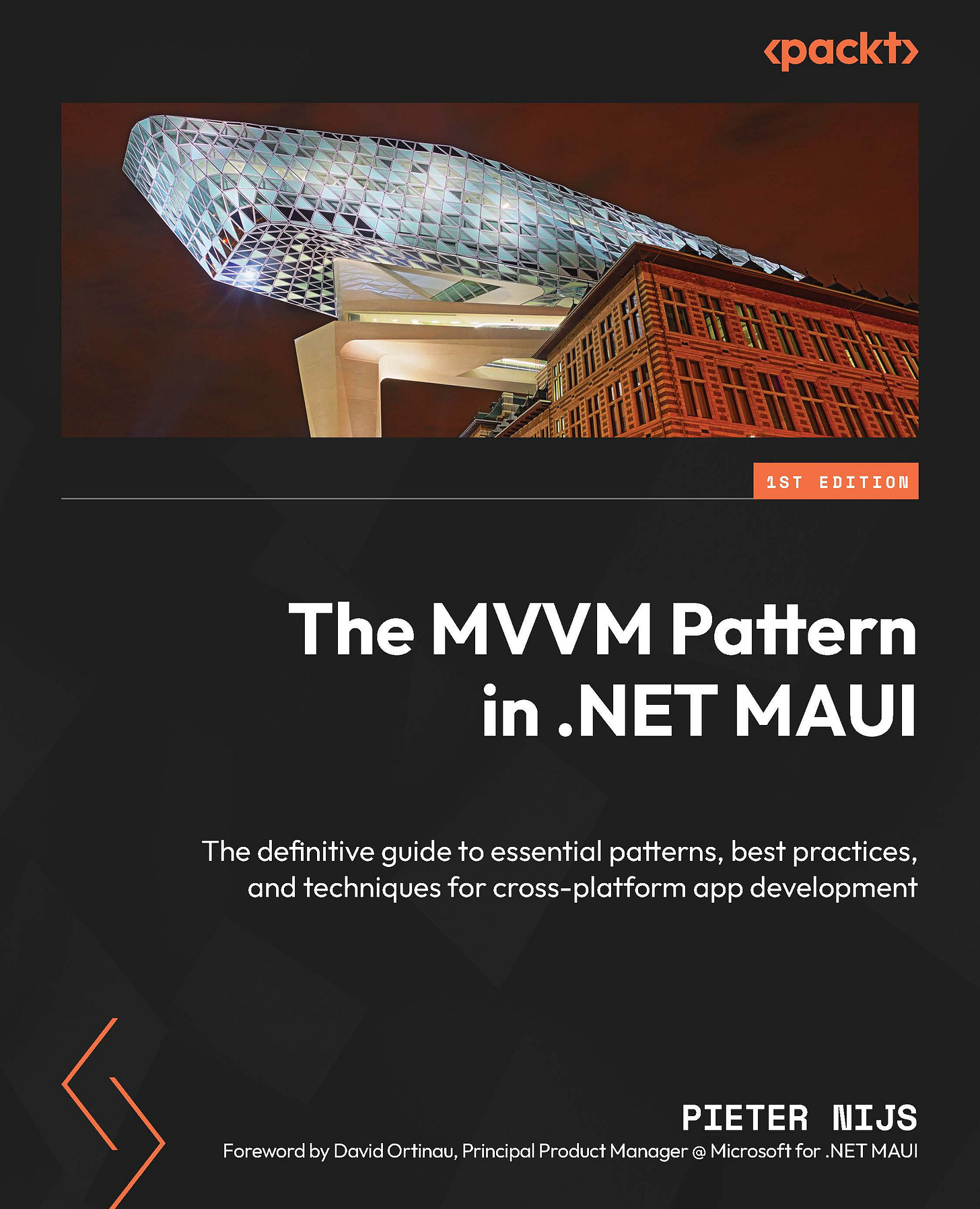The MVVM Pattern in .NET MAUI, Published by Packt, Book Cover