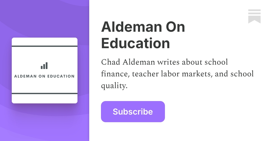Aldeman On Education | Substack