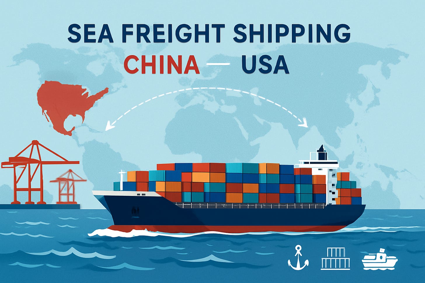 Sea freight from China to USA Sea freight from China to USA