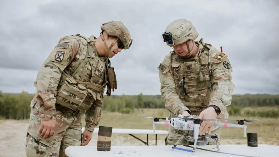 US military with UAV. Photo: Arturo Guzman / DVIDS.