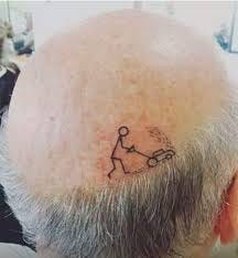 Once I can afford this tattoo - no more hats! 😂