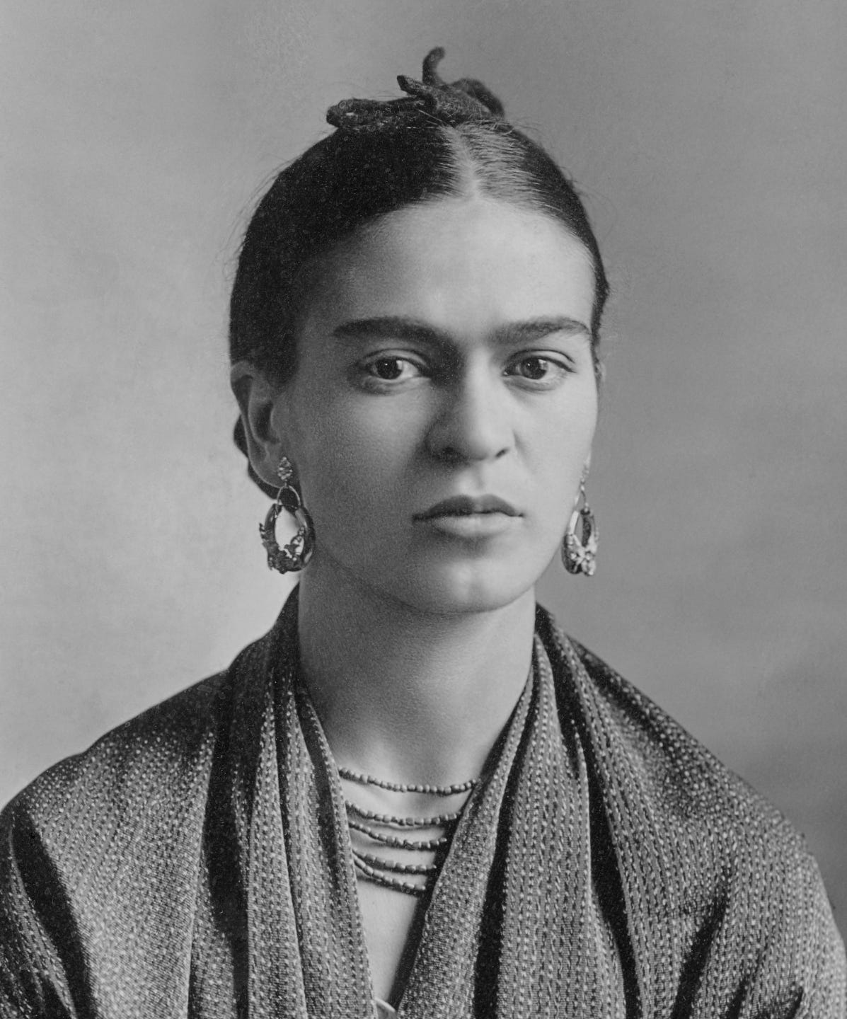Frida Kahlo, Mexican painter, photographed by her father Guillermo Kahlo in 1932 Frida Kahlo, Mexican painter, photographed by her father Guillermo Kahlo in 1932
