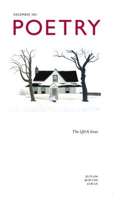 December 2011 Poetry Magazine cover