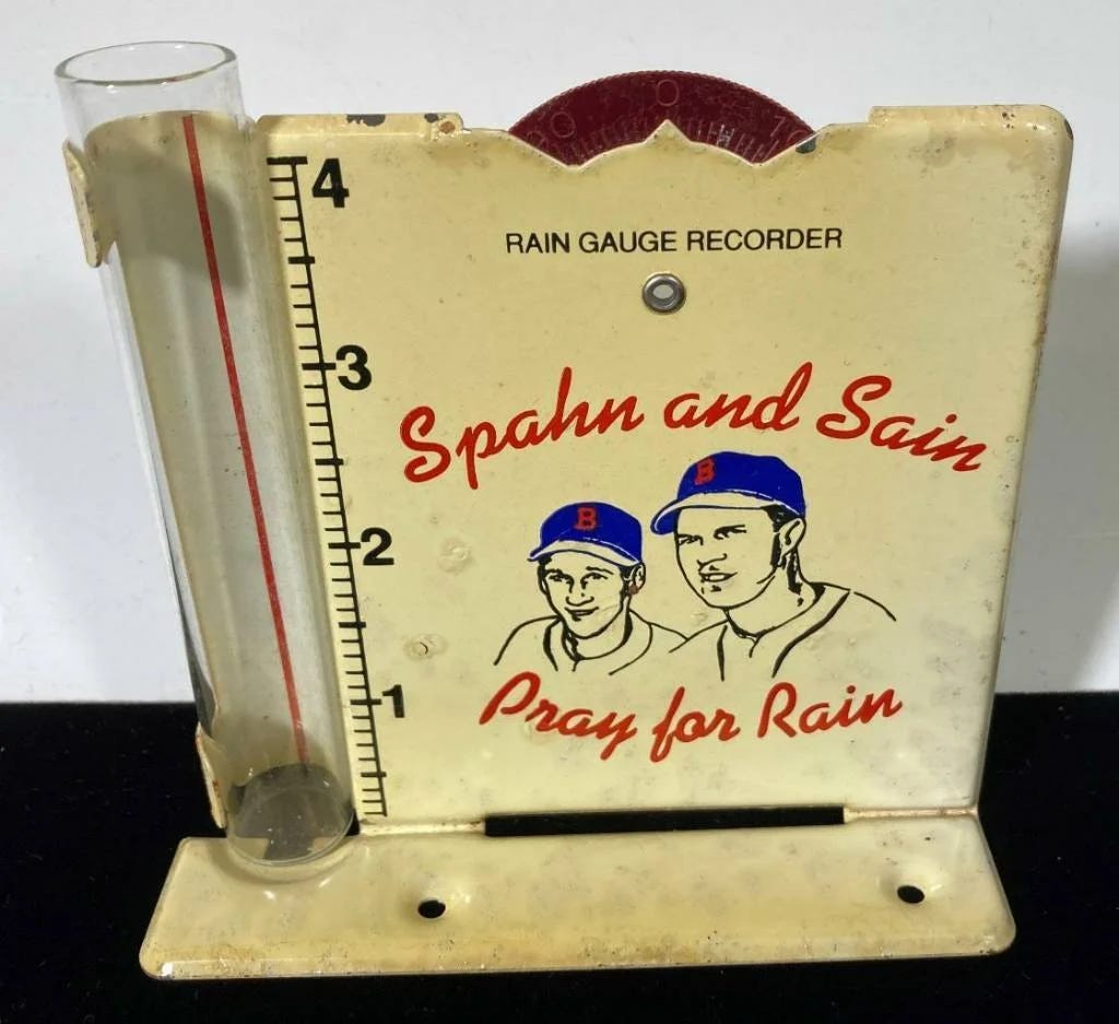 1948 Braves Rain Gauge 1948 Braves Rain Gauge