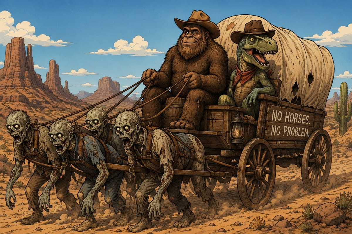 bigfoot dinosaur zombies bigfoot dinosaur zombies