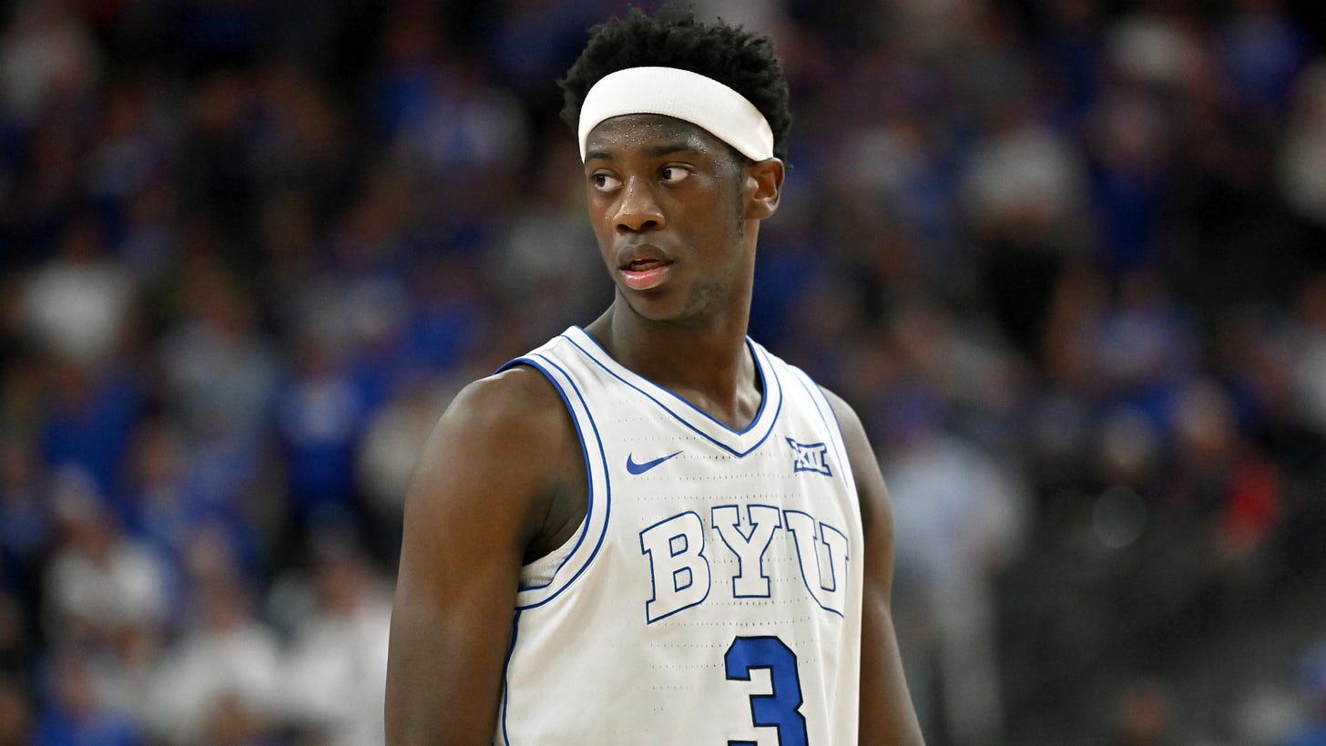 AJ Dybantsa Scores 17 As No. 8 BYU Dominates Holy Cross in Blowout Win AJ Dybantsa Scores 17 As No. 8 BYU Dominates Holy Cross in Blowout Win