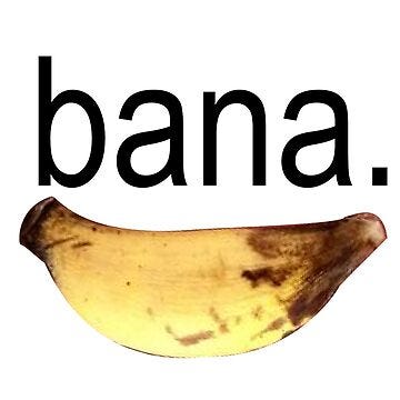 Not Long Enough Banana Funny Cursed Meme Photographic Print
