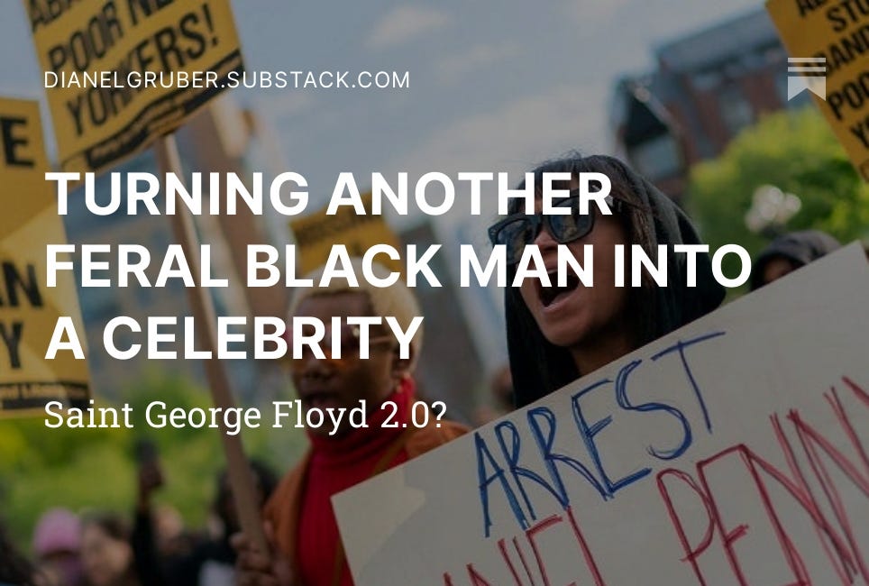TURNING ANOTHER FERAL BLACK MAN INTO A CELEBRITY 