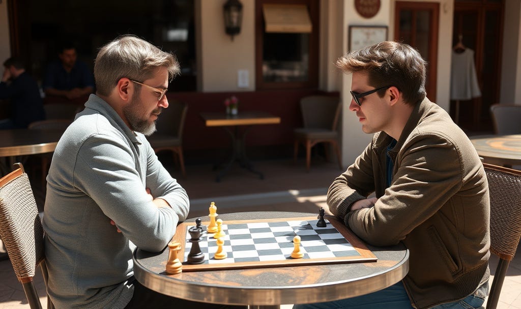 Alexandre from France joins me for chess