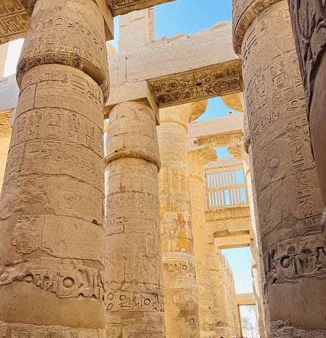 The Great Hypostyle Hall at Karnak, Egypt