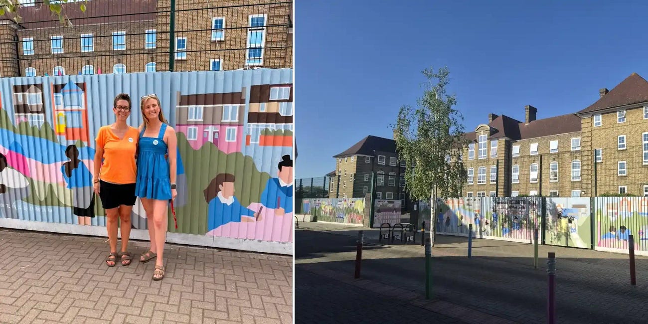From a boring fence to a Tooting masterpiece!