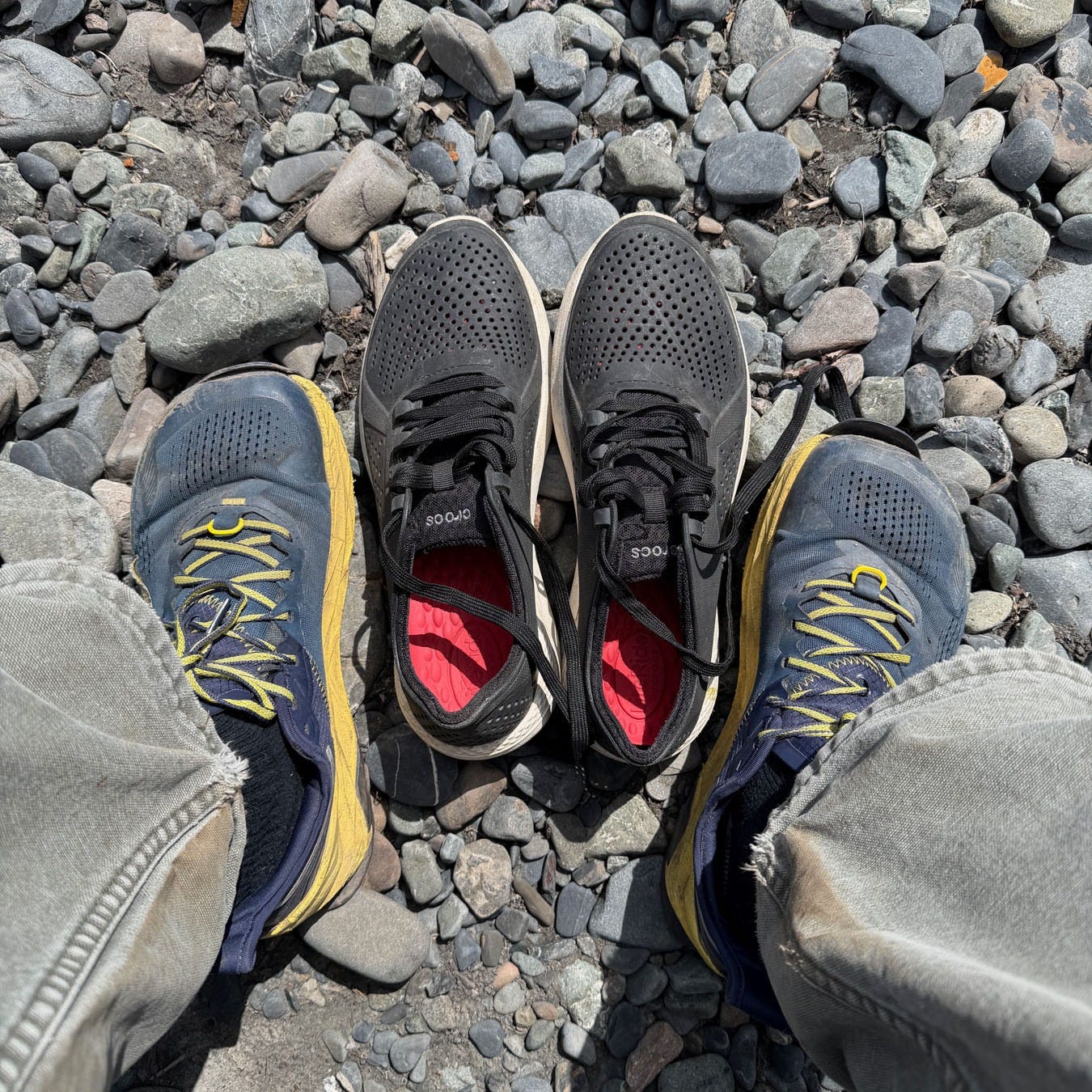 My water crossing shoes