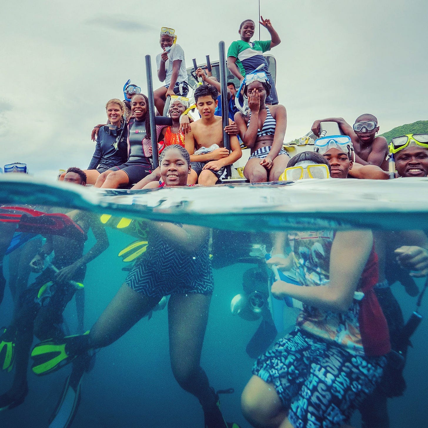 Photo credit: Fish ‘N Fins Inc. 2015,  where we began!.  Our mission is now based on advancing community-based marine conservation through scientific research, technology, education, and program design.